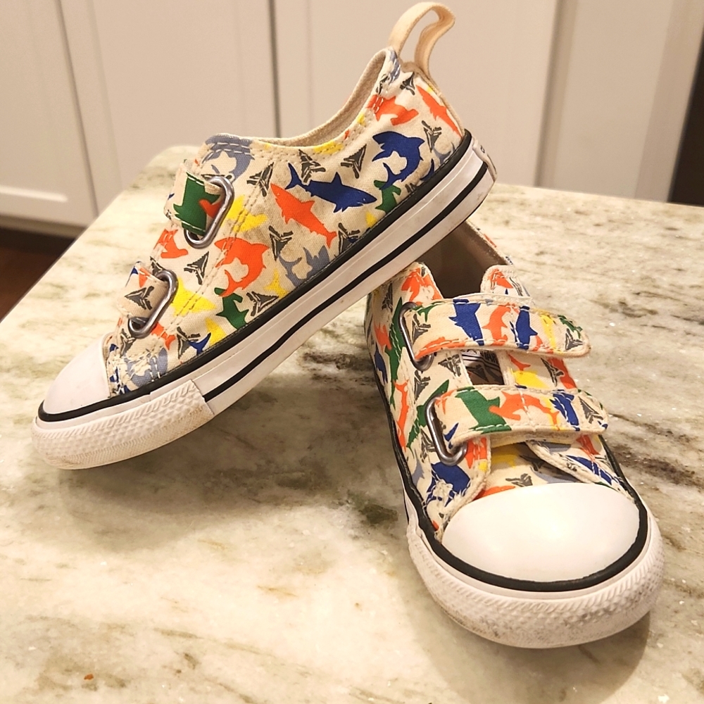 Toddler Size 9 Converse velcro sneakers